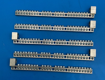 Lot of 5 Square D 25 Terminal Ground Bar Kit for Plug On Neutral Load Centers