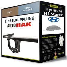Starre Anhängerkupplung für HYUNDAI H1 Starex 07.2000-01.2008 Typ KMF Auto Hak