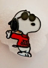 SNOOPY-JOE COOL- ENAMEL PIN-SHIP ALL THE PINS YOU BUY FOR $4.99-VISIT OUR STORE