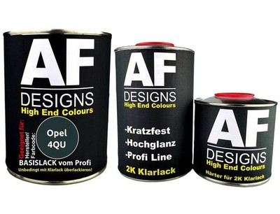 FÜR Opel 4QU Digital Green Metallic 2,5L Autolack Set Klarlack Härter