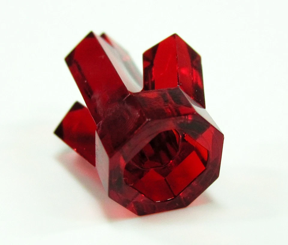 10 x LEGO Kristall 1x1 - Rot transparent - 52 und 30385 - NEU - Bild 3 von 3