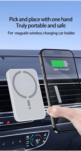 100W Magnetic Wireless Car Charger Air Outlet Phone Holder for iPhone 16 15 14 1 - Zdjęcie 9 z 26