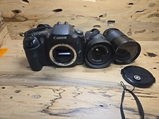 Canon EOS 10D 6.3MP Digital SLR DSLR Body /W SIGMA 18-50mm VIVITAR 28-55mm C501