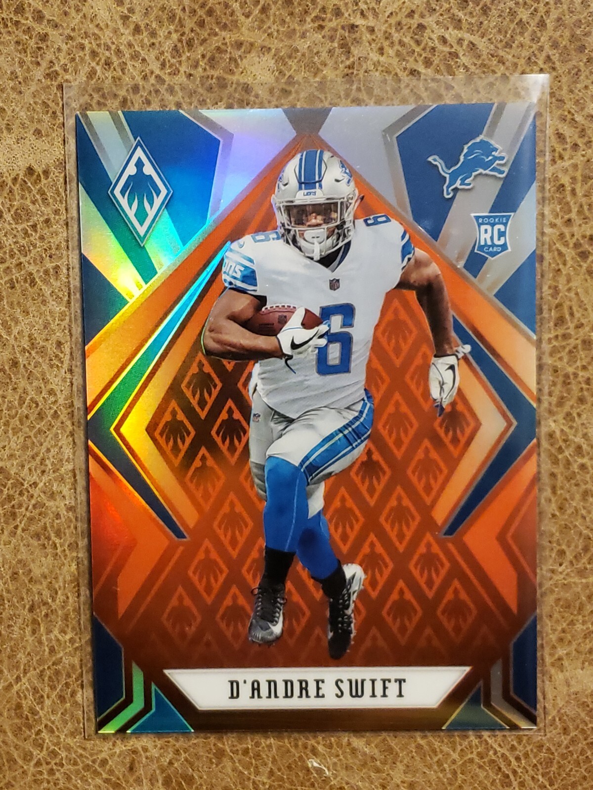 2020 Panini Phoenix Rookies Orange /99 D'Andre Swift #109 Rookie RC