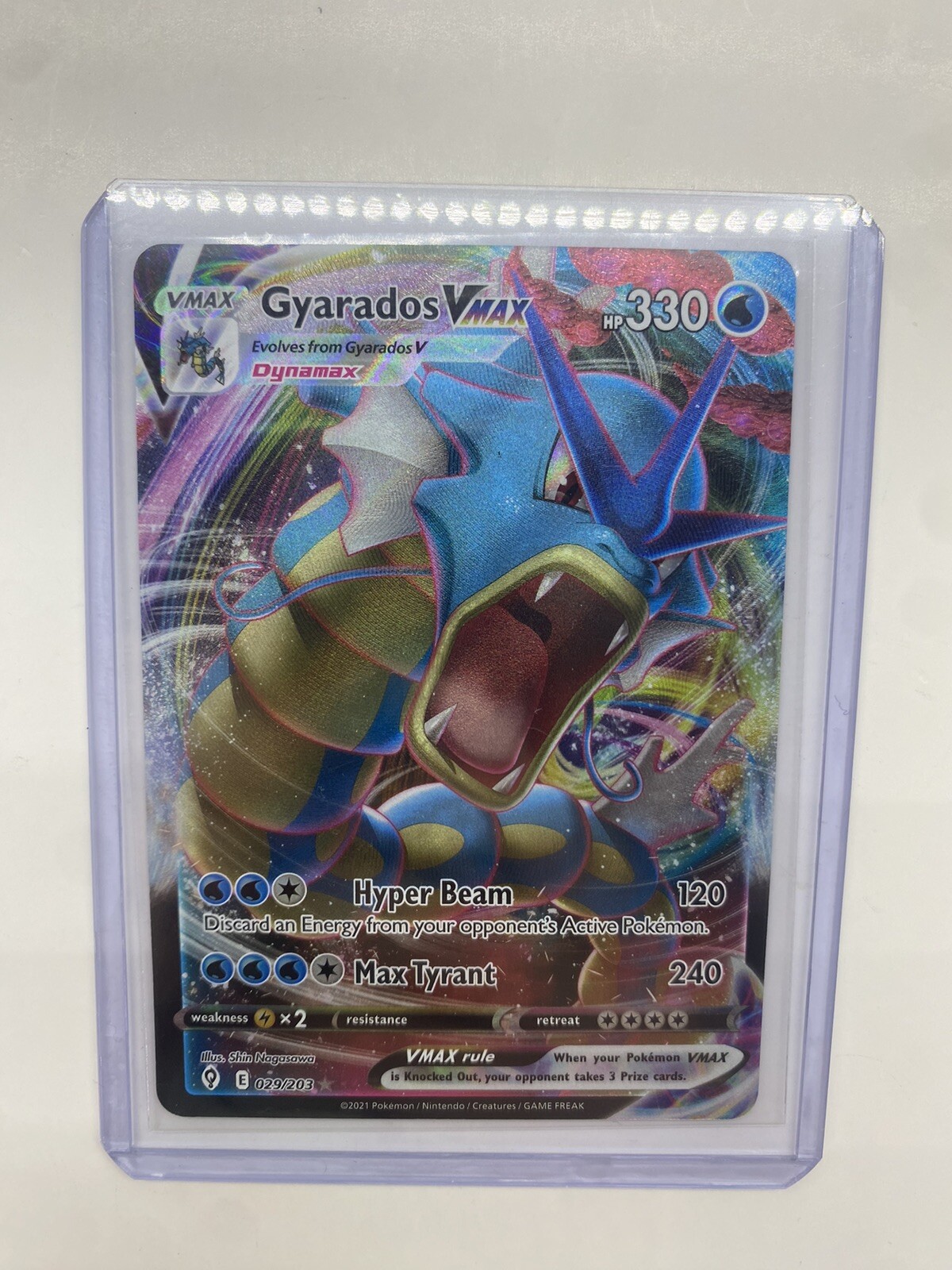 Gyarados V & Vmax Card Lot - Evolving Skies 028/203 & 029/203 - Ultra Rare 2 Card Set main image 0
