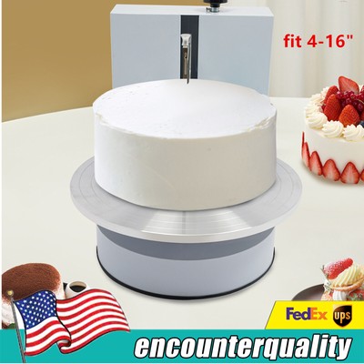 Electric Cake Decorating Cake Coating Machine Fit 4-16 Inches Cake 90-220V