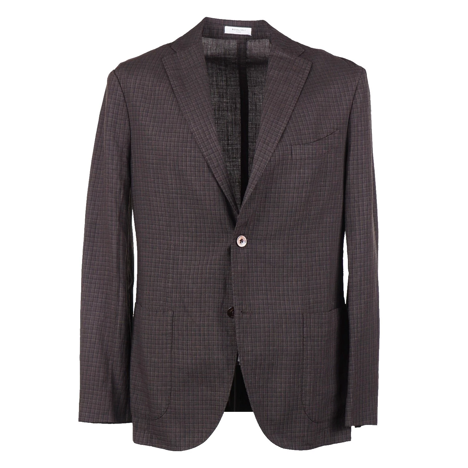 Chaquetas de traje de verificación de lino para Hombre