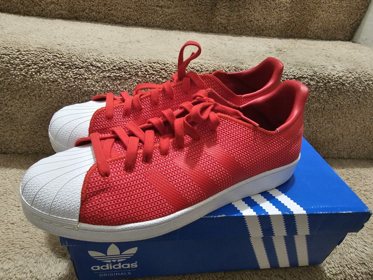 [ADIDAS] W SUPERSTARⅡ RED Size 6 - adidas Superstar Active Red W for sale online | eBay