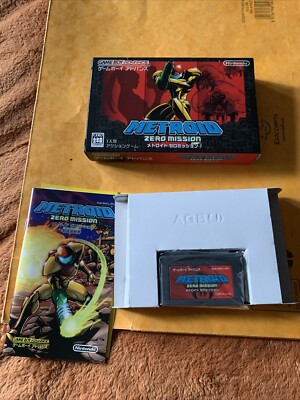 Metroid Zero Mission Nintendo Game Boy Advance GBA JAPAN SEHR SELTEN Retro 