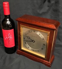 Lovely Extremely Large Mappin & Webb Elliott London Mantel Clock Mahogany