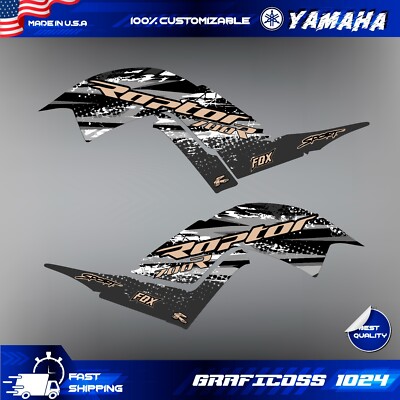 Kit Déco Yamaha Raptor 700/700R 2013-2024 - Stickers Vinyle Blanc
