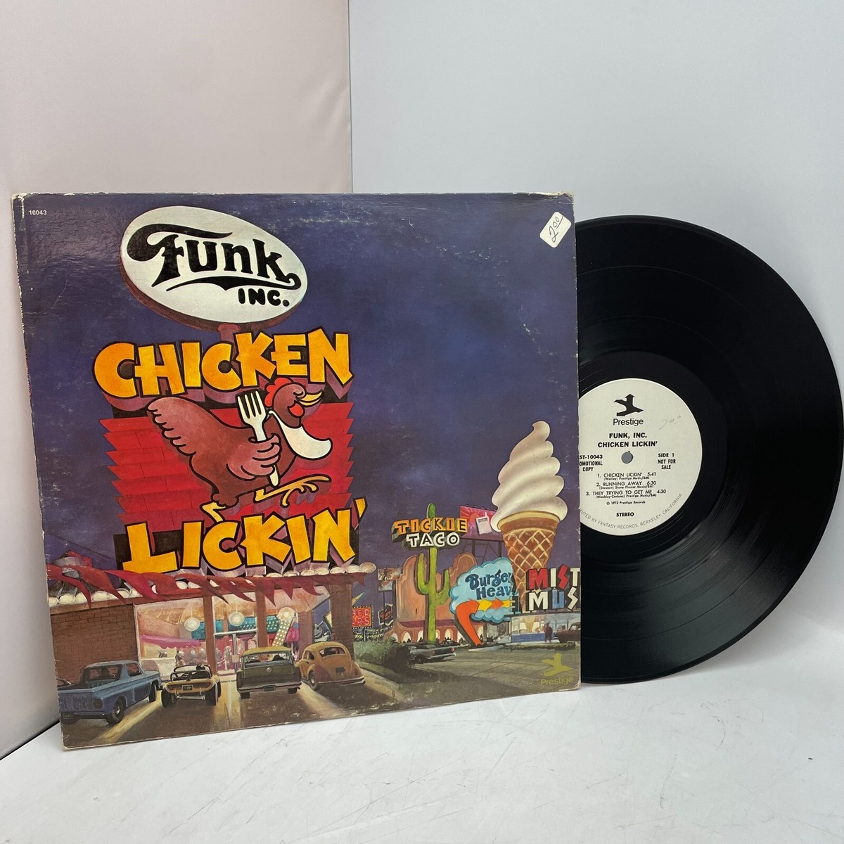 Funk, Inc Chicken Lickin' Vinyl LP OG US 1972 Promo Press VG