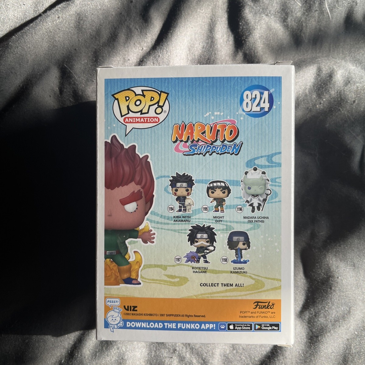 Funko Pop! Might Guy Naruto Eight Inner Gates Glow #824 Chalice