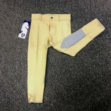 347031 Royal Highness Child Cotton Low Rise Euro Seat Breech Tan NEW