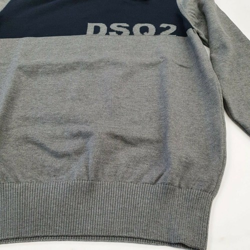 SIZE S DSQUARED2 DSQ2 MAGLIONCINO-FELPA 100%COTONE SOTTOCOSTO ASTA PAZZA - Foto 4 di 6