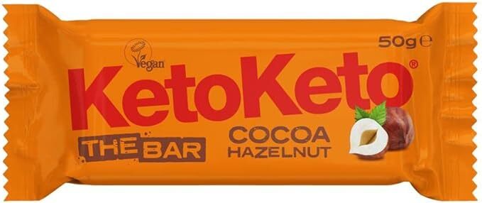 Barra De Avellana De Cacao Ketoketo Paquete De 50 G-12