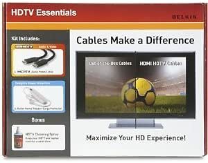 Belkin HDTV Essentials Kit - Includes 6' HDMI Cable, Surge Protector