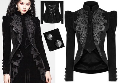 velvet peplum jacket