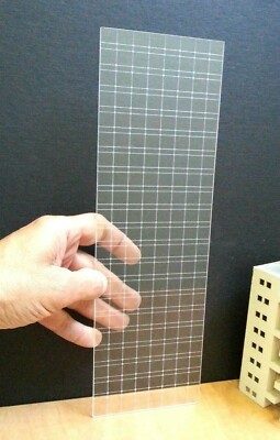 Spider Curtain Wall.Architectural Model Kit, HO Scale 1/87, High Rise FACADES