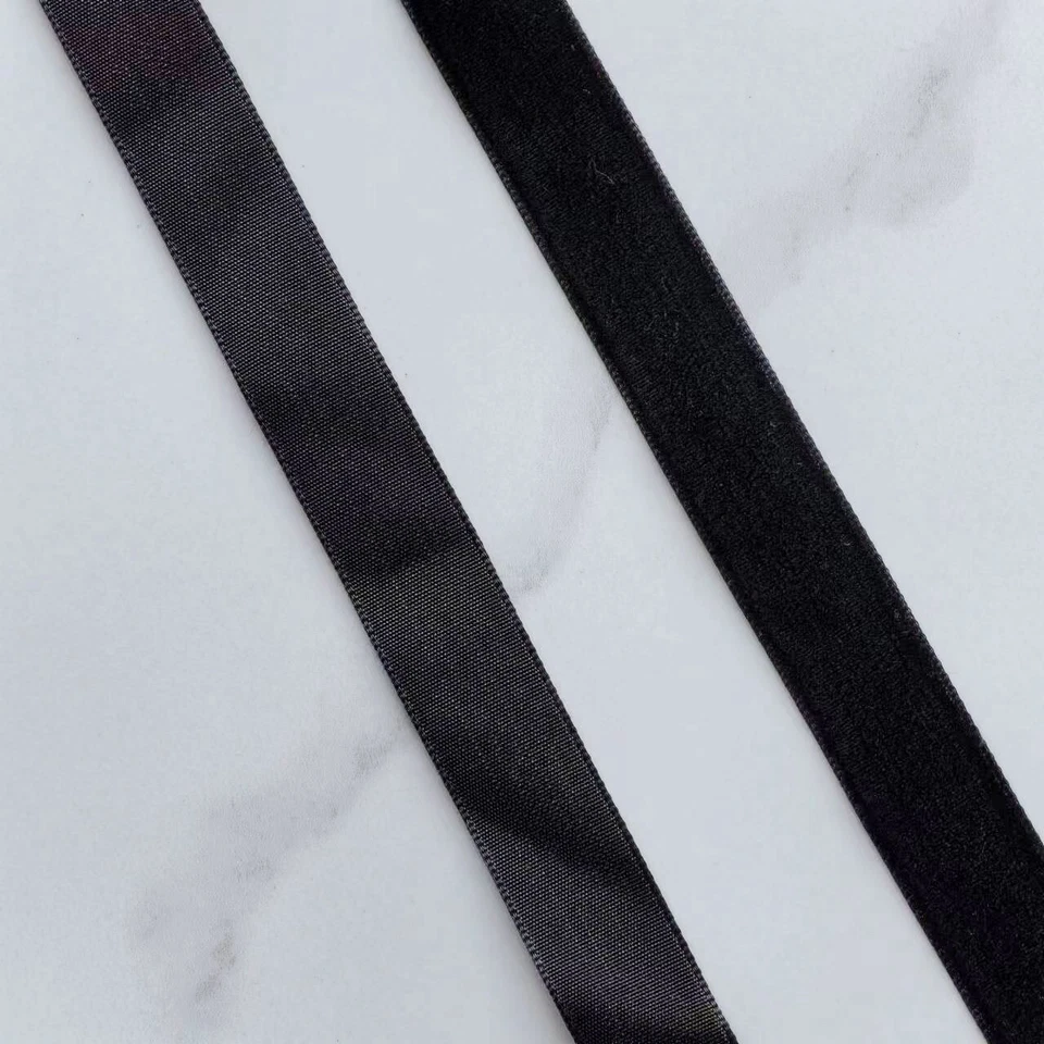 25Yards Velvet Ribbon Wide 1" 7/8" 5/8" Handicrafts Scrapbooking Accessories - Image 3 of 4