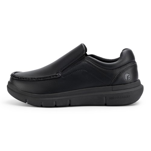 FitVille Wide Slip on Shoes for Men Dress Shoes Leather Loafers Business Casual - Picture 12 of 30