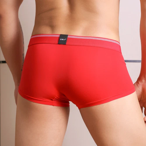 Paquete de 1/4 calzoncillos boxer para hombre ropa interior bolsa abultada calzoncillos suaves transpirables - Imagen 39 de 70
