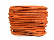 One (1) spool Latigo Leather Lacing 1/8" by 50 feet: Burnt Orange (2918x50BO) C4