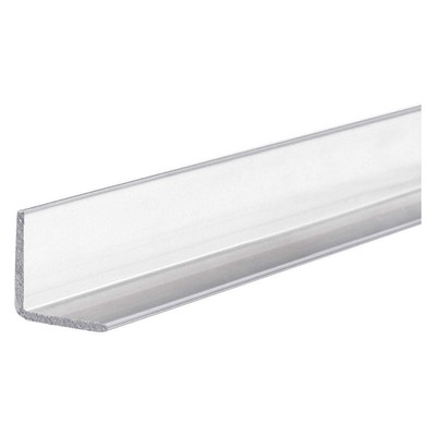 GRAINGER APPROVED BULK-PA-PC-10 Angle,Polycarbo,3ftL,0.05''T,1/2''x1/2''Leg 60DN57