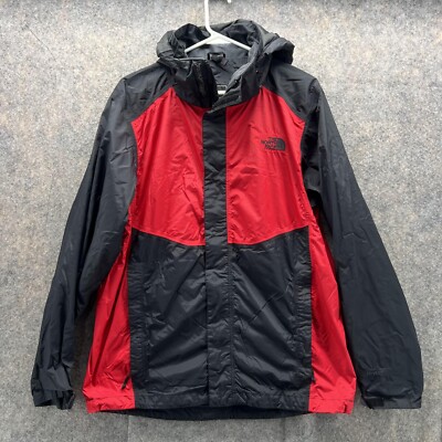 THE NORTH FACE フード付きジャケット 赤黒　GORE-TEX The North Face Gore-Tex Windstopper Jacket Red & Black Full