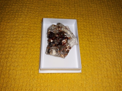 Spessartin auf Rauchquarz China aus Sammlung - Bild 5 von 6