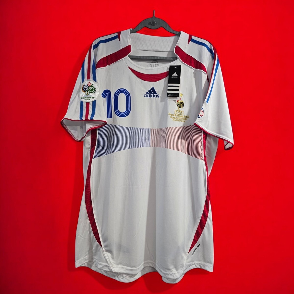 FRANCE AWAY World Cup 2006 - Football Soccer - ZIDANE # 10
