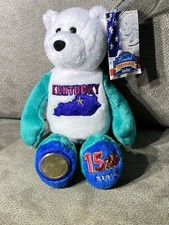 Kentucky State Bear  Quarter 15th Limited Treasures Coin Plush Beanie