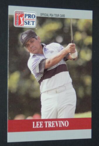#82 LEE TRIVINO USA PRO SET CARD GOLF 1990 SENIOR PGA TOUR GOLFING GOLFEUR - Photo 1/2