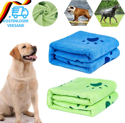 Bangminda Hundehandtuch, 2 Pack Großer Weich Hunde Handtuch, Microfiber Schnellt