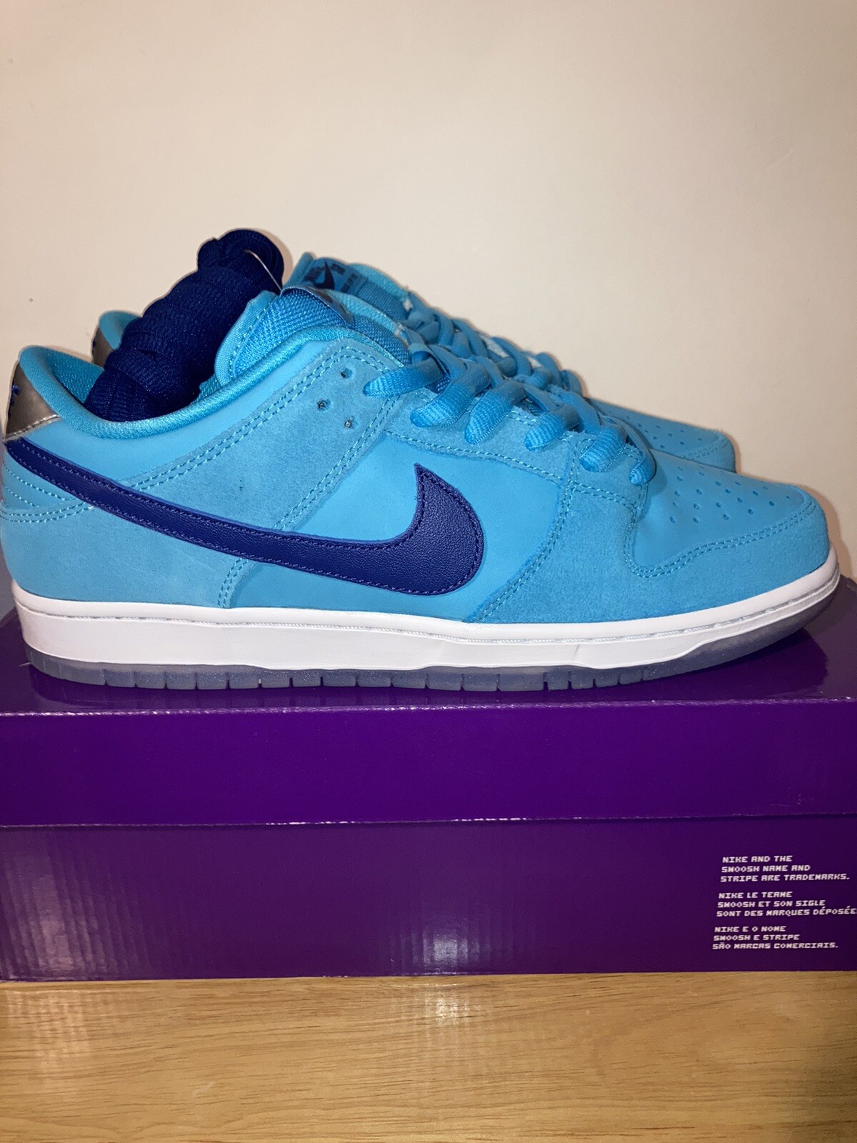 nike sb dunk low blue fury mens