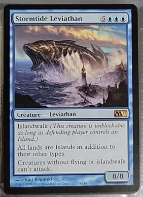 MTG Stormtide Leviathan Magic 2011 74/249 Regular Rare