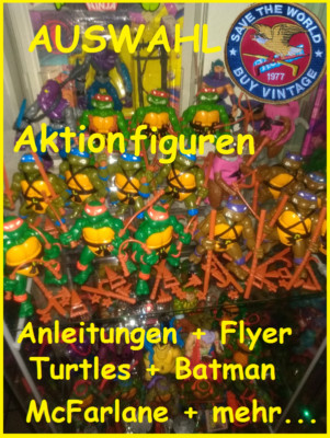    Teenage Mutant Ninja Turtles Figuren Zubehör TMNT Hero Euro EU neu ovp moc