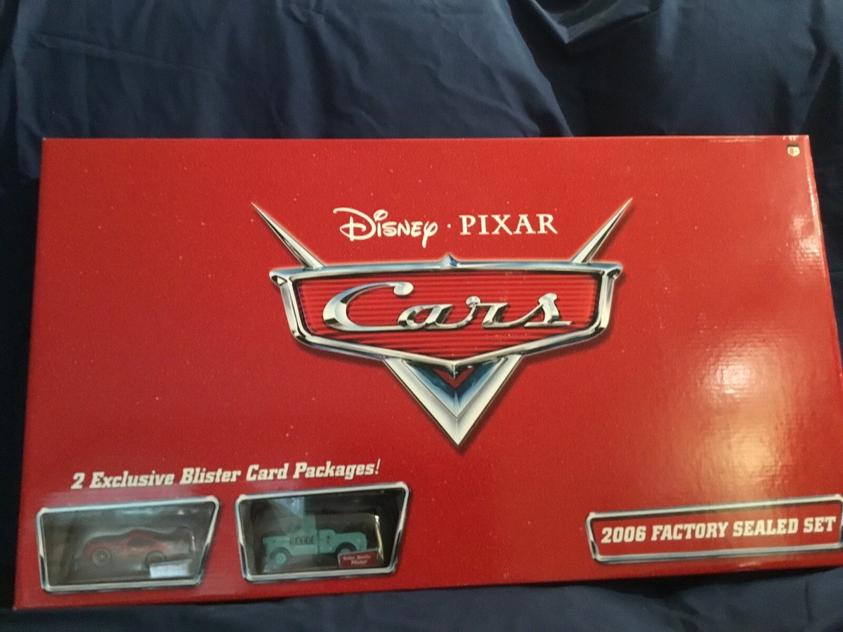 Disney Pixar Cars 2006 Factory Sealed Set. VHTF. Only 500