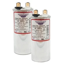 AmRad USA2213 30 uf/MFD 370-440 VAC Run Capacitor 50/60 Hz AC Electric Lot-2