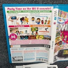 Wii Party U Wii U Complete w/ Manual CIB VGC