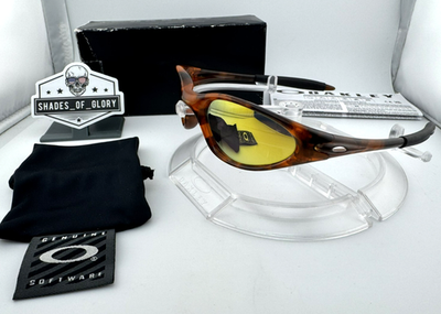 OAKLEY MINUTE 1.0 GEN 1 TORTOISE W/ GOLD POLARIZED SUNGLASSES 04