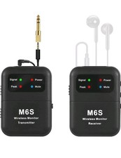 Kabelloses In Ear Monitor System, 2.4G Stereo Wireless 1 Empfänger +1 Sender