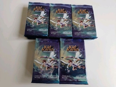 Kid Icarus Uprising, 50x Booster ''Event Pack I'', Panini / Nintendo 3DS, toprar