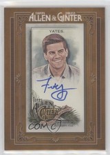 2022 Topps Allen & Ginter Framed Mini Non-Baseball Field Yates #MA-FY Auto 0vf5