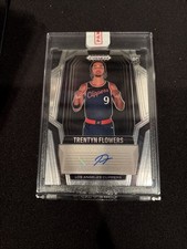 2024-25 Prizm Black Basketball Trentyn Flowers Rookie Auto Sealed #RS-FWR