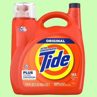 Tide Liquid Laundry Detergent, Original 152 Loads 170 FL Oz