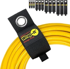 Heavy-Duty Wrap-It Storage Straps (Assorted 12 Pack) Assorted 12-Pack, Black 