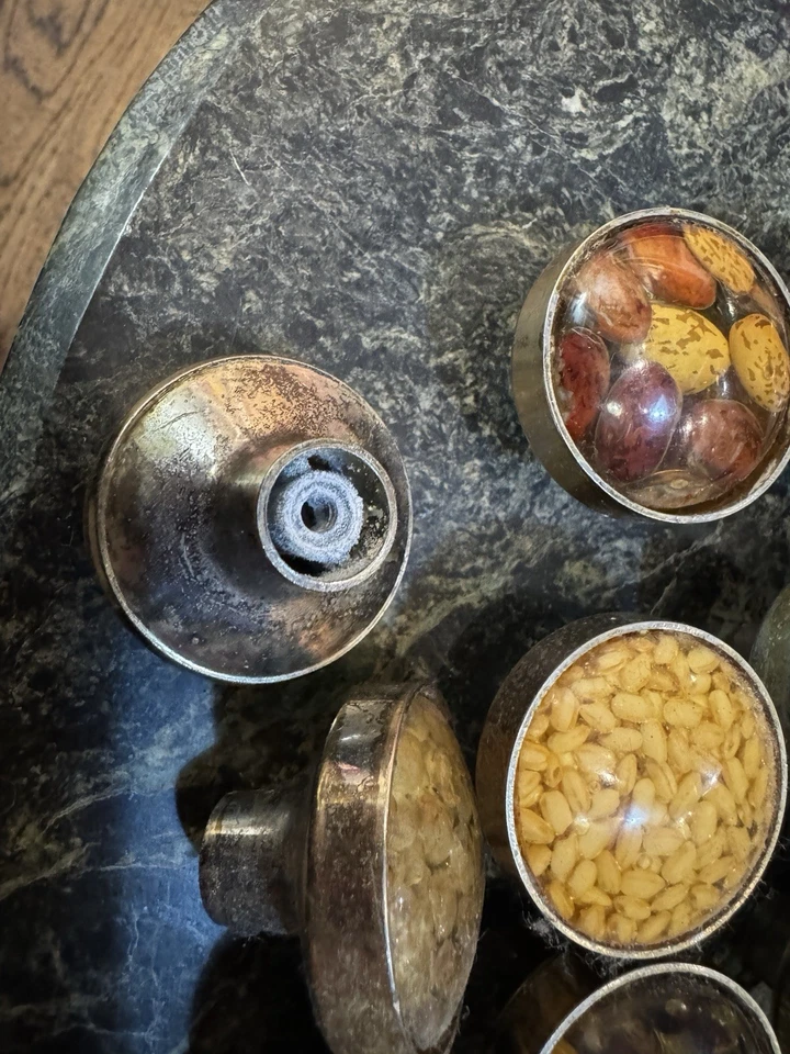 Vintage Set of 18 Resin Drawer Pulls Mid Century Hardware - Image 3 of 4