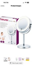 Image of Beurer BS45 Illuminated Makeup Mirror with 8 LEDs & 5x Magnification MirrorWhite