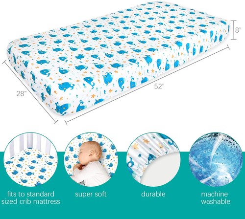 Juegos de sábanas para niños pequeños Juego de sábanas de cuna de 3 piezas para cama de niño pequeño transpirable suave sedoso - Imagen 39 de 43